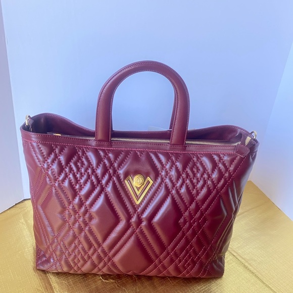 Valentino Orlandi Authentic Calf Leather Big Sized Bag (Burgundy) ( Brand New) - Picture 7 of 16